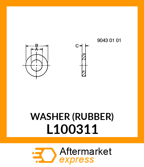 WASHER (RUBBER) L100311