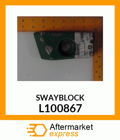 SWAY BLOCK,UPPER LH (GREEN) L100867