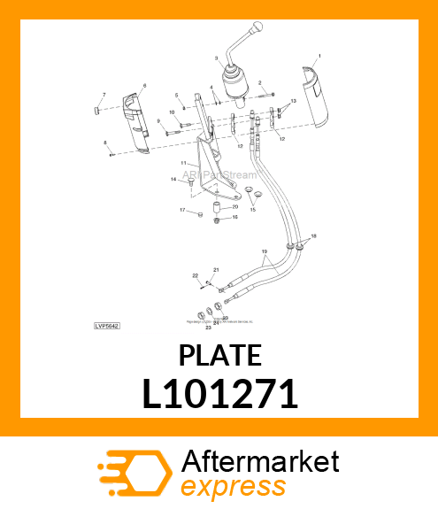 LOCK PLATE, PLATE, LOCK L101271