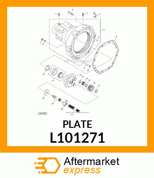 LOCK PLATE, PLATE, LOCK L101271