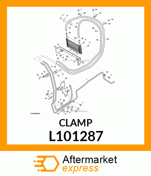 CLAMP, CLAMP 2X D8,2 L101287