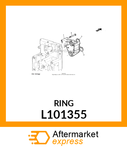 RING, SNAP 75X2.25 L101355