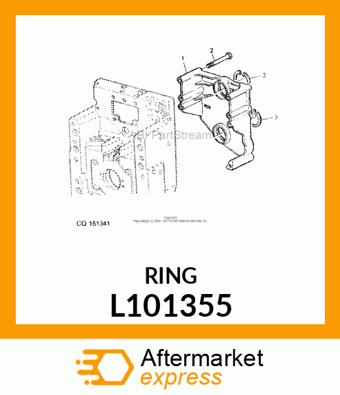 RING, SNAP 75X2.25 L101355