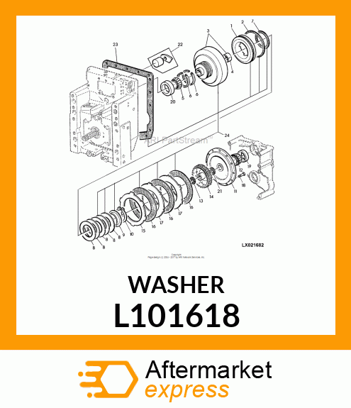 WASHER, THRUST S=2,0MM L101618