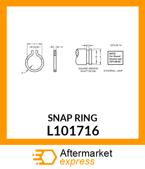 SNAP RING L101716