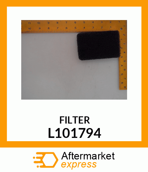 ELEMENT,FILTER RECIRCULATION AIR L101794