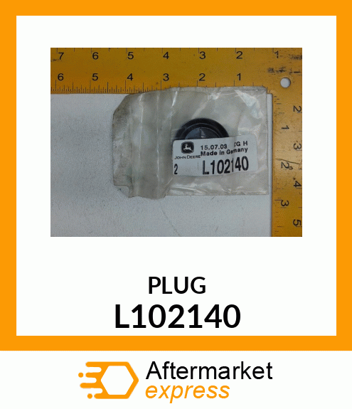 PLUG, PLASTIC L102140