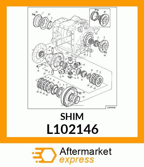 SHIM, WASHER 0.075MM L102146