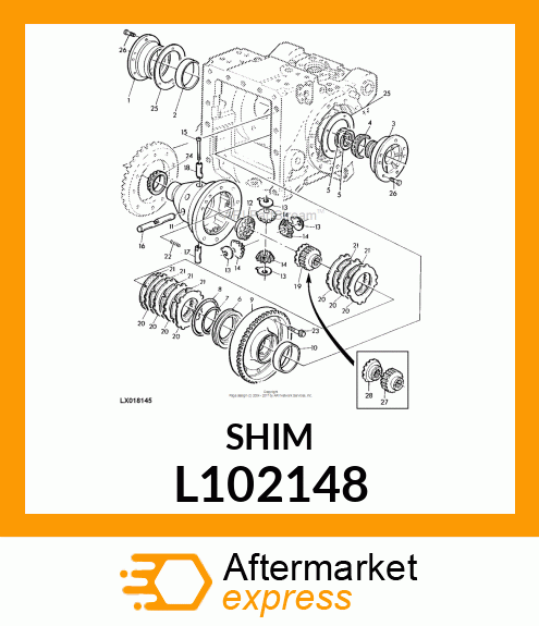 SHIM, SHIM 0,25MM L102148