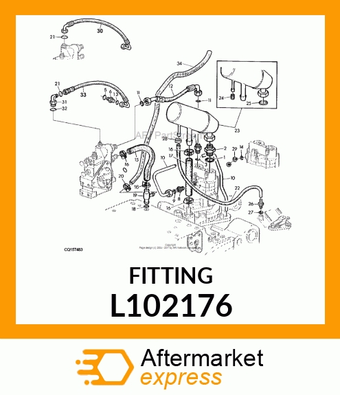 FITTING SDS 06XM12 L102176