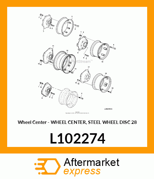 Wheel Center L102274