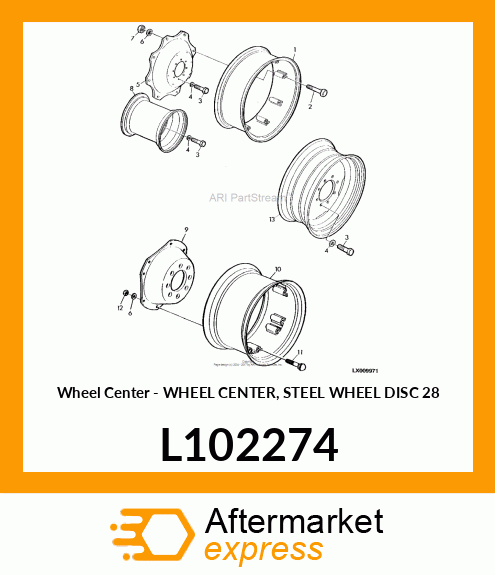 Wheel Center L102274