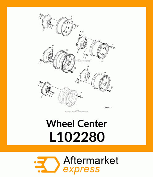 Wheel Center L102280