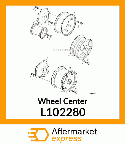 Wheel Center L102280