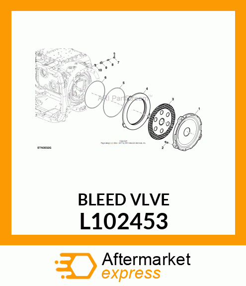 BLEED VALVE L102453