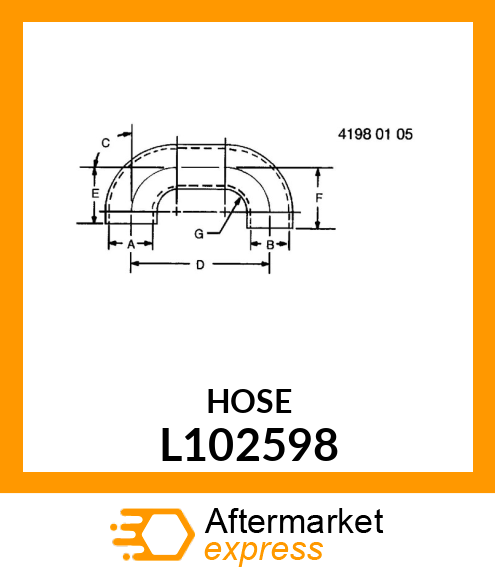 HOSE, HOSE L102598