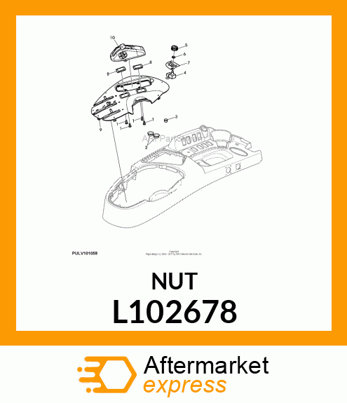 NUT M10X0,75 L102678