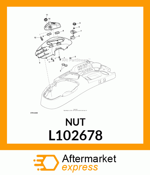 NUT M10X0,75 L102678