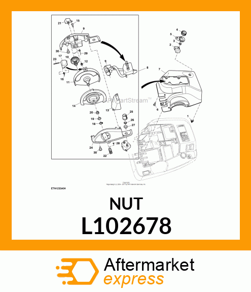 NUT M10X0,75 L102678