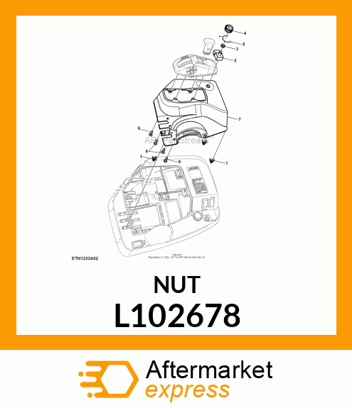 NUT M10X0,75 L102678