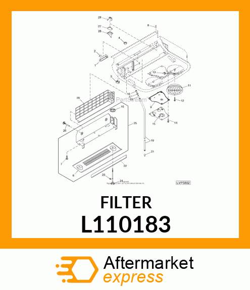 FOAMPAD,FILTEREINSATZ L110183