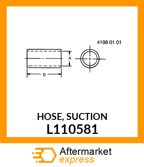 HOSE, SUCTION L110581