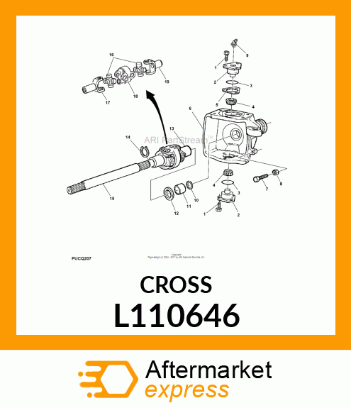 UNIVERSAL JOINT CROSS L110646