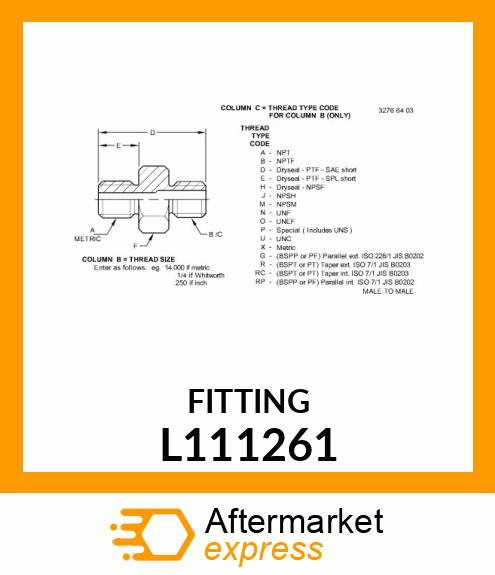 FITTING L111261