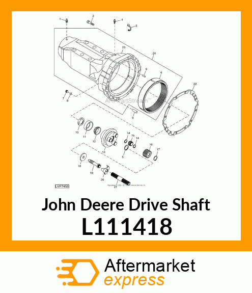 PINION SHAFT, PINION SHAFT, FINAL D L111418