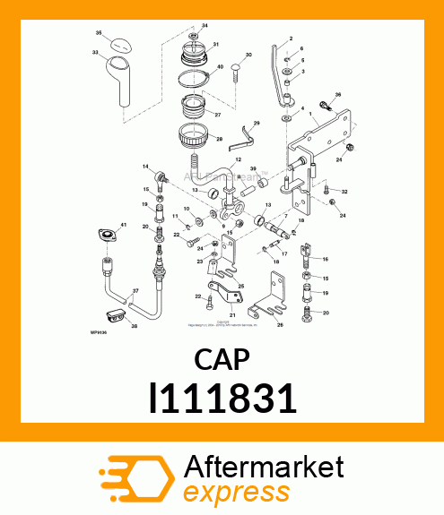 CAP,RUBBER l111831