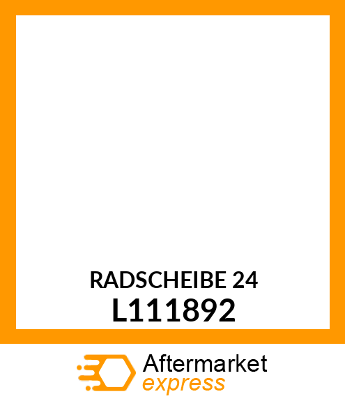 RADSCHEIBE 24 L111892