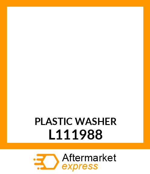 WASHER 1,00 COLOUR: YELLOW L111988