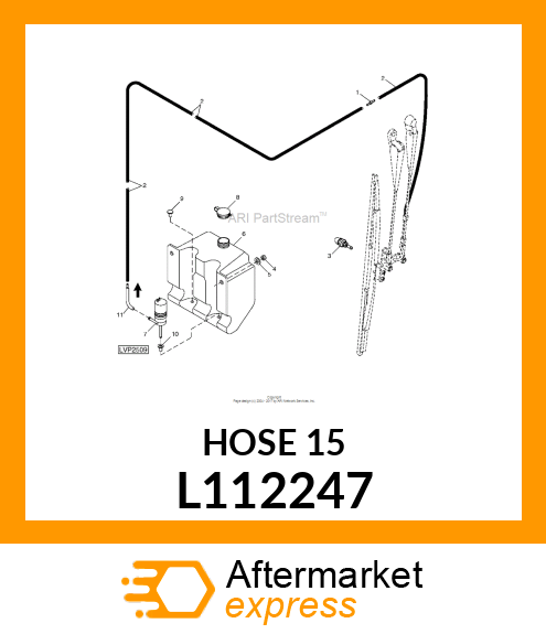 HOSE 4500MM LENGTH L112247