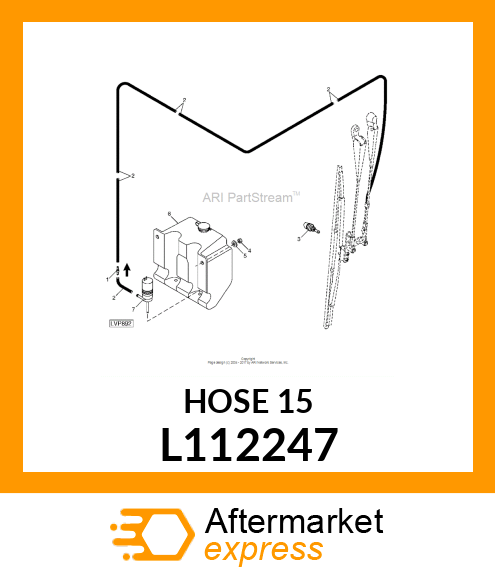 HOSE 4500MM LENGTH L112247