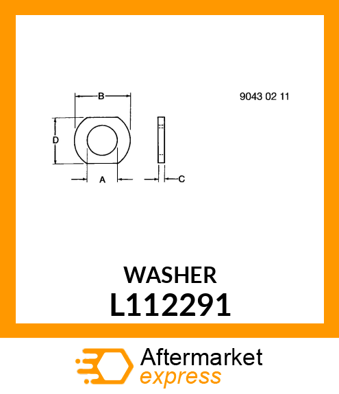 WASHER L112291