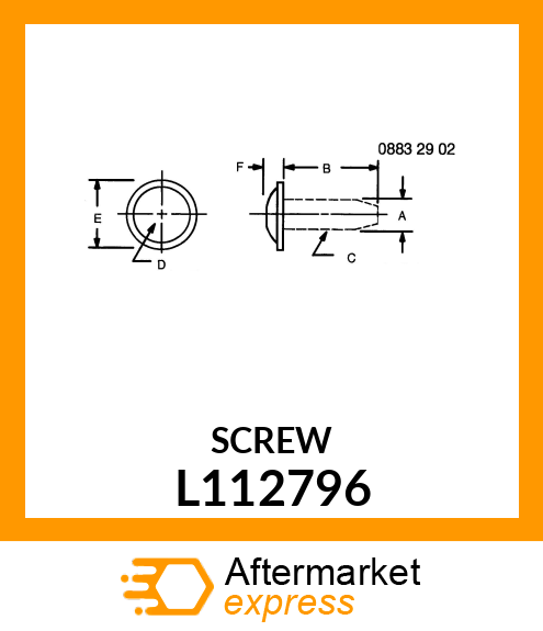 SCREW, SPECIAL L112796