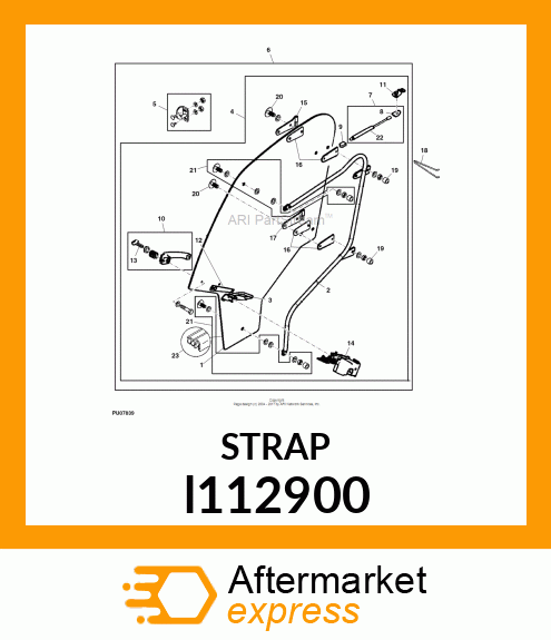 GASKET, DOOR LOCK l112900