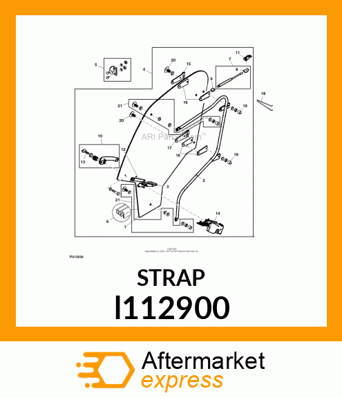 GASKET, DOOR LOCK l112900