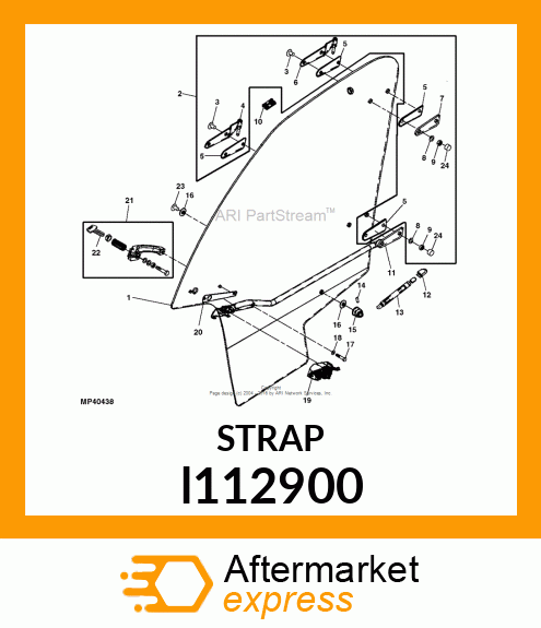 GASKET, DOOR LOCK l112900