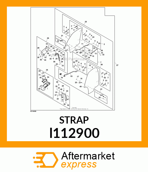 GASKET, DOOR LOCK l112900