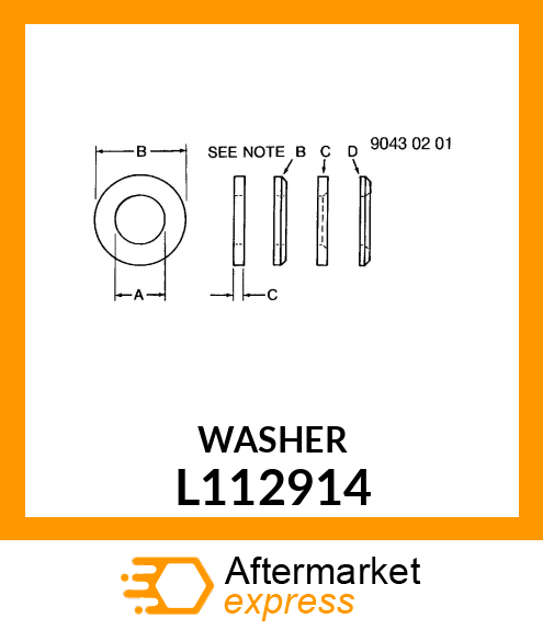 WASHER L112914