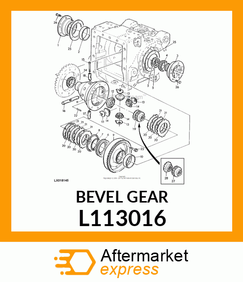 BEVEL GEAR L113016