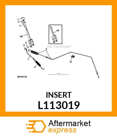 INSERT,KNOB,REVERSER L113019