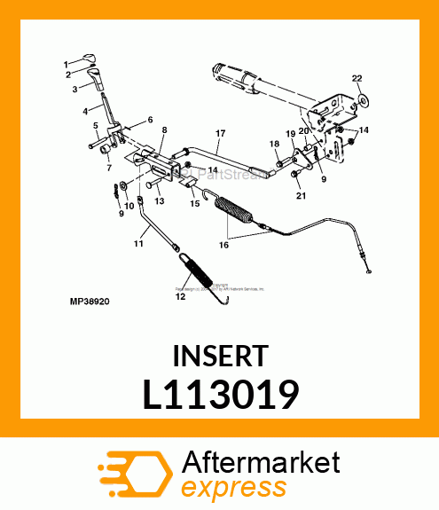 INSERT,KNOB,REVERSER L113019