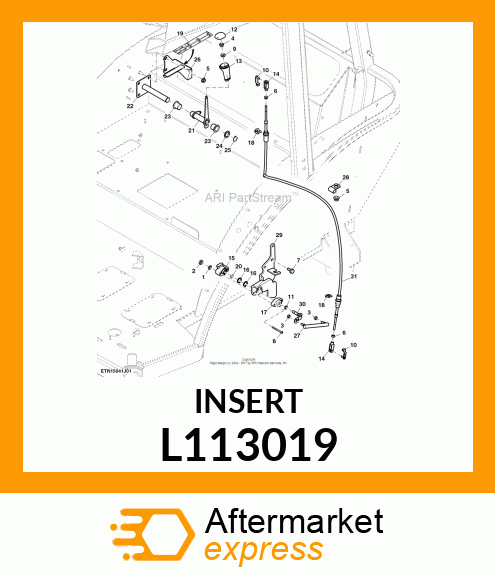 INSERT,KNOB,REVERSER L113019