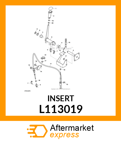 INSERT,KNOB,REVERSER L113019