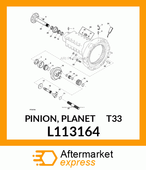 PINION, PLANET T=33 L113164