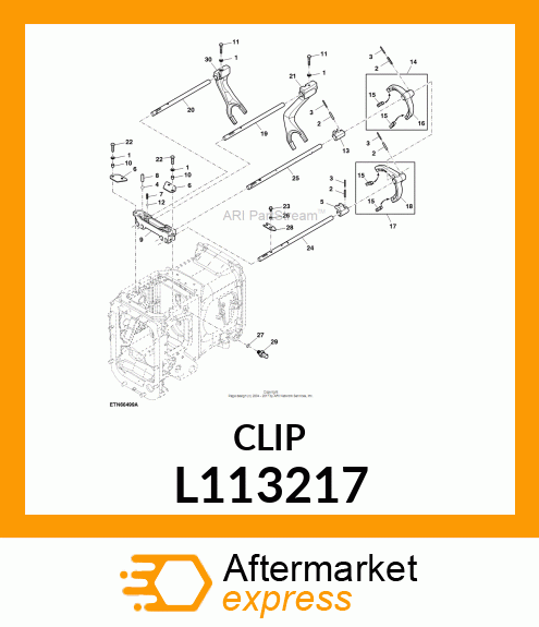 PLASTIC CLIP L113217