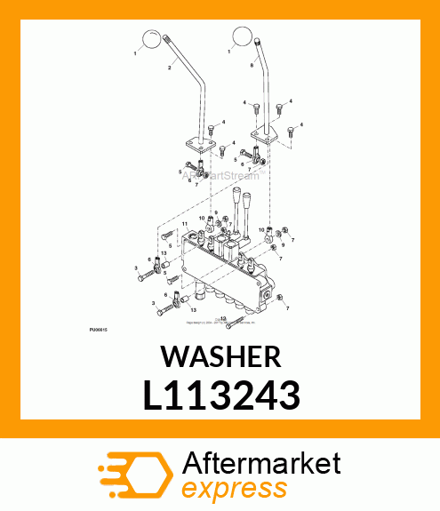 WASHER 8,2 X 15 X 3 L113243