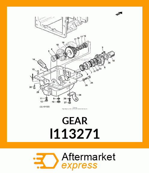 GEAR, IDLER, MFWD, T=24/44 l113271